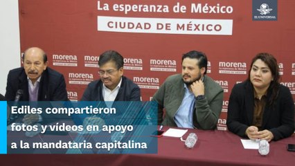 Estos alcaldes respaldan a Sheinbaum previo al Consejo Nacional de Morena