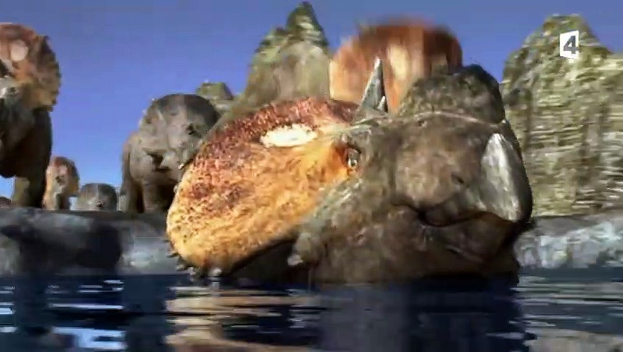 La terrible traversée des pachyrhinosaures (dinosaures) - ZAPPING SAUVAGE