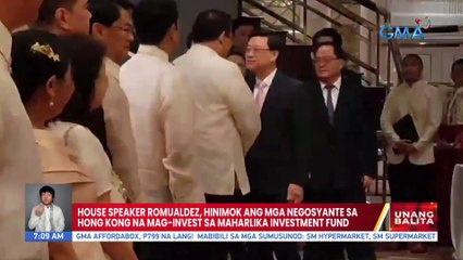 House Speaker Romualdez, hinimok ang mga negosyante sa Hong Kong na mag-invest sa Maharlika Investment Fund | UB