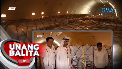 55 toneladang pagkain na donasyon ng UAE gov't., dumating na sa bansa | UB