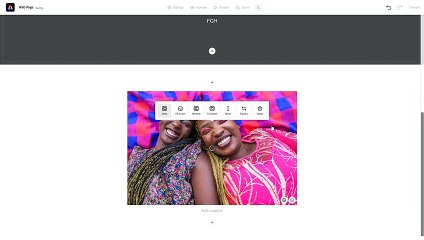 Adobe Express Course Section 23 Starting with Web Page