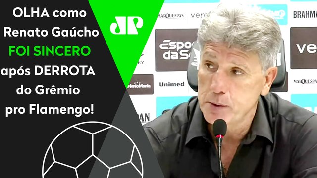 Hoje NÓS TOMAMOS 3 a 0 do Flamengo, e EU... Renato Gaúcho É SINCERO após DERROTA do Grêmio!