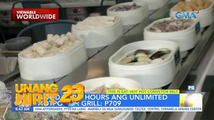 This is Eat- Hotpot conveyor belt, subukan with Chef JR Royol | Unang Hirit