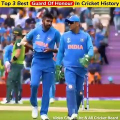 Top 3 Best And Emotional Guard Of Honour In Cricket History