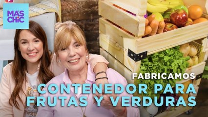 FABRICAMOS: MUEBLE PRÁCTICO para GUARDAR FRUTAS y VERDURAS | Mas Chic