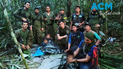 Colombian children lost in Amazon jungle found alive