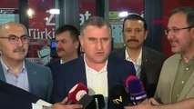 SPORTS Déclarations d'Osman Askin Bak, ministre de la Jeunesse et des Sports, et de Mehmet Muharrem Kasapoğlu, député du parti Izmir Ak