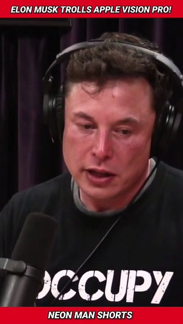 ⁣Elon Musk TROLLS Apple Vision Pro! | Elon Musk Apple Interesting News Shorts Facts #shorts