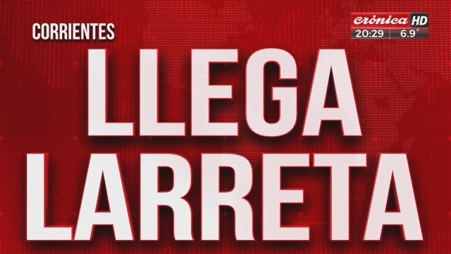 LLegó Larreta a Corrientes para festejar el triunfo de Valdes