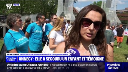 Attaque à Annecy: cette assistante maternelle a secouru un enfant, elle témoigne sur BFMTV