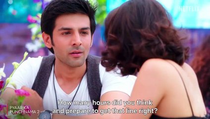 Kartik Aaryan's CHEESIEST FLIRTING for Nushrratt Bharuccha!   Pyaar Ka Punchnama 2   Netflix India