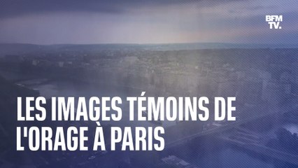 Orage à Paris: vos images témoins des inondations éclairs