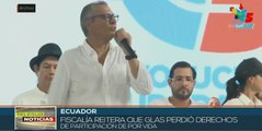 Ecuador: Fiscalía allana vivienda de juez que restituyó derechos políticos a Jorge Glas