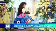 San Martín de Porres: delincuentes asesinan a escolar dentro de bus