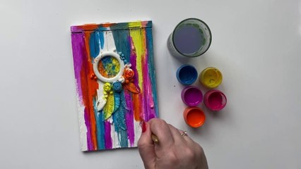DIY Dream catcher cardboard notebook