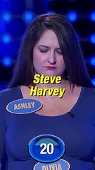 Family Feud -  Ashley wants Steve Harvey to autograph her what？