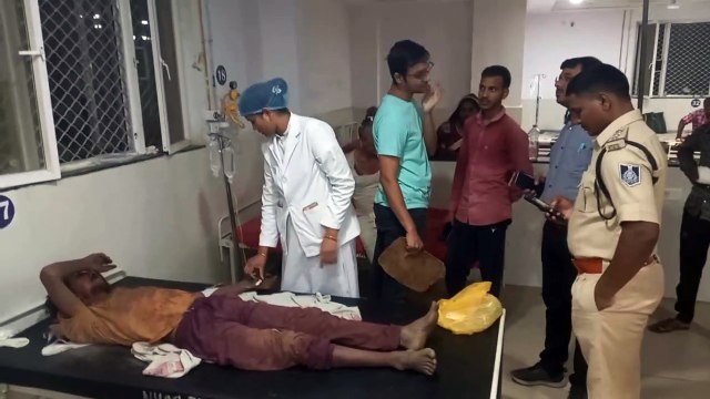 Officers arrived to meet the injured