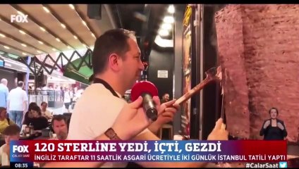 İngilizler 11 saatlik asgari ücretiyle iki günlük İstanbul tatili yapıp yurdu terk etti