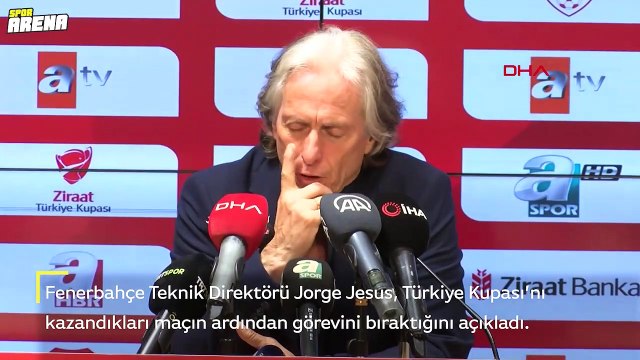 Jorge Jesus, Fenerbahçe'den ayrıldığını açıkladı!