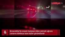 Yürekleri ağza getirdi! Sosyal medya uğruna canlarını tehlikeye attılar