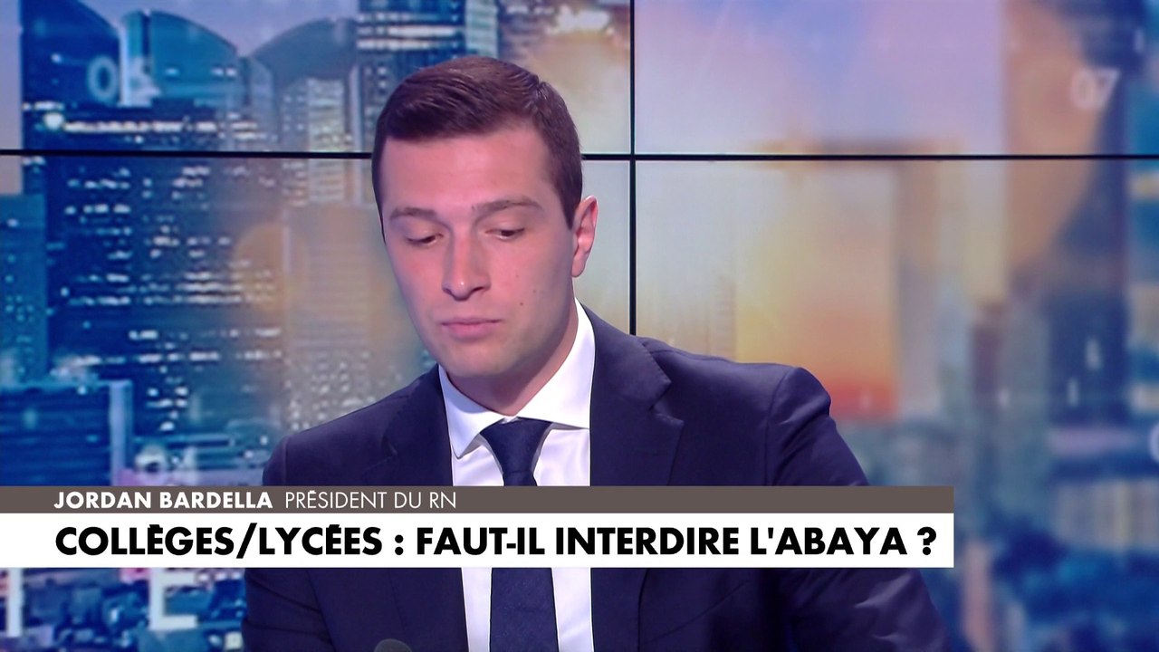 Jordan Bardella : «La France Insoumise devrait se rebaptiser La France Islamiste»