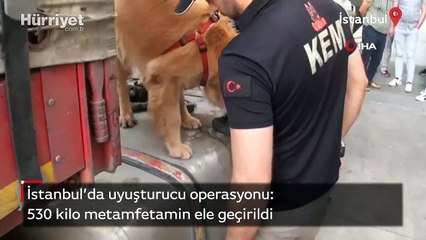 Download Video: İstanbul'da uyuşturucu operasyonu: 530 kilo metamfetamin ele geçirildi