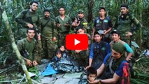 Colombian siblings rescued after 40 days in the Amazon jungle