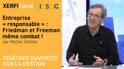 Entreprise « responsable » : Friedman et Freeman même combat ! [Michel Villette]