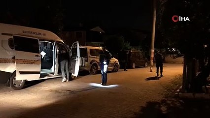 Evin duvarlarına mermiler isabet etti, ekipler harekete geçti