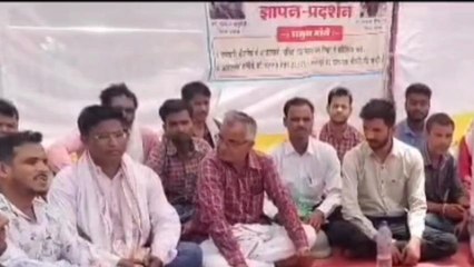 छिंदवाड़ा: सरकार के खिलाफ संविदा आउट सोर्स ने किया प्रदर्शन