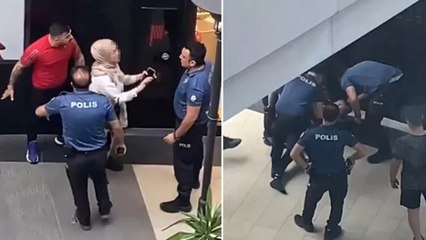 Eşine saldırıp polise direnen zanlı firari çıktı
