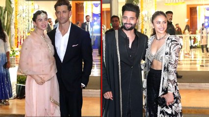 Hrithik Roshan and Rakul Preet Singh Arrive at Ira Trivedi's Wedding with Their Partners