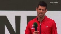 Novak Djokovic shares inspiring message to young people after historic French Open win