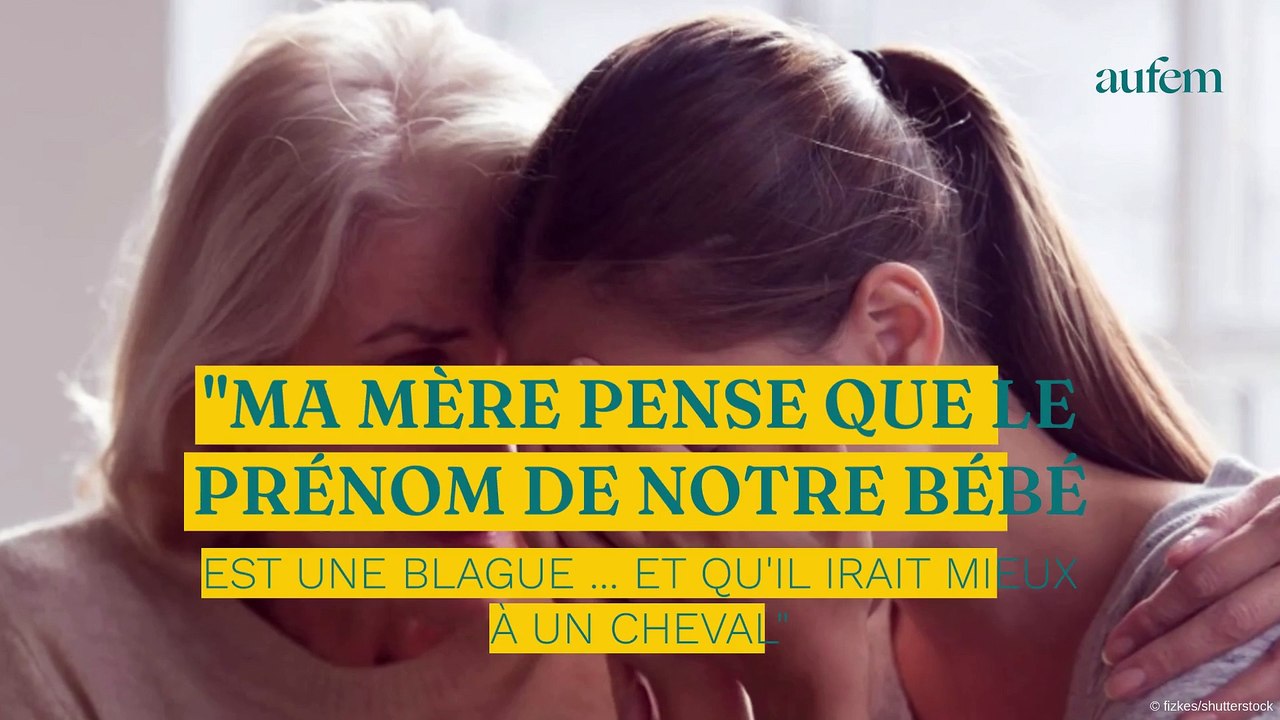 “Ma mère pense que le prénom de notre bébé est une blague... et qu’il irait mieux à un cheval”