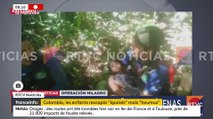 Colombie: La télévision publique a diffusé une vidéo du moment de la rencontre entre les quatre enfants errant dans la jungle depuis 40 jours et leurs sauveteurs indigènes