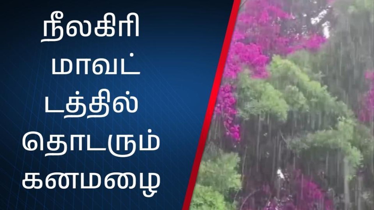நீலகிரி மாவட்டத்தில் தொடரும் கனமழை-விவசாயிகள் மகிழ்ச்சி!