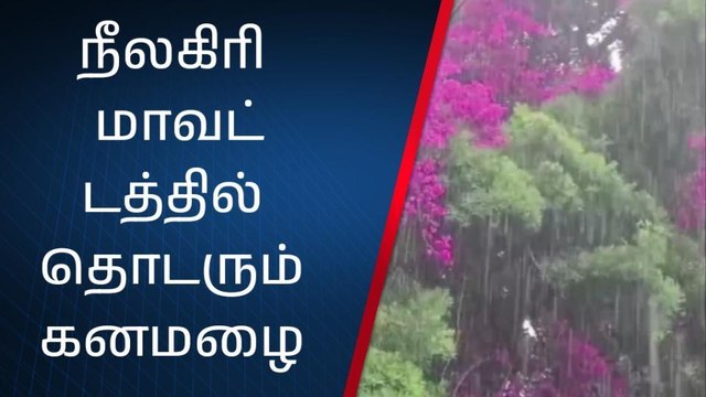 நீலகிரி மாவட்டத்தில் தொடரும் கனமழை-விவசாயிகள் மகிழ்ச்சி!