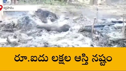 కర్లపాలెం: అగ్ని ప్రమాదం పూరిళ్ళు దగ్ధం.. రూ.5 లక్షల ఆస్తి నష్టం