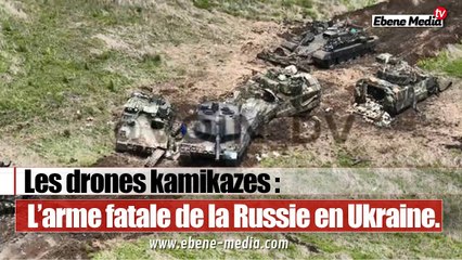 L`armée russe détruit un grand bastion ukrainien avec un drone kamikaze.