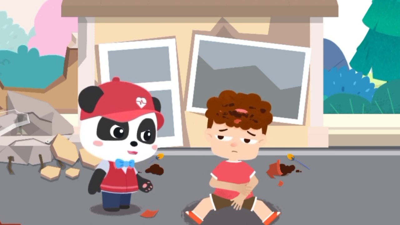 Earthquake Safety Tips Children Learn How To Be Safe   Babybus Game
