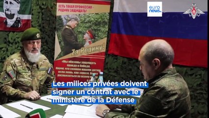 Moscou ordonne aux milices privées de signer un contrat avec le ministère de la Défense