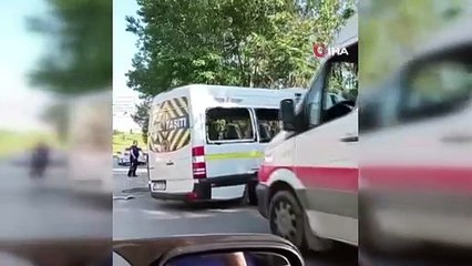 Bursa'daki korkunç kaza kamerada
