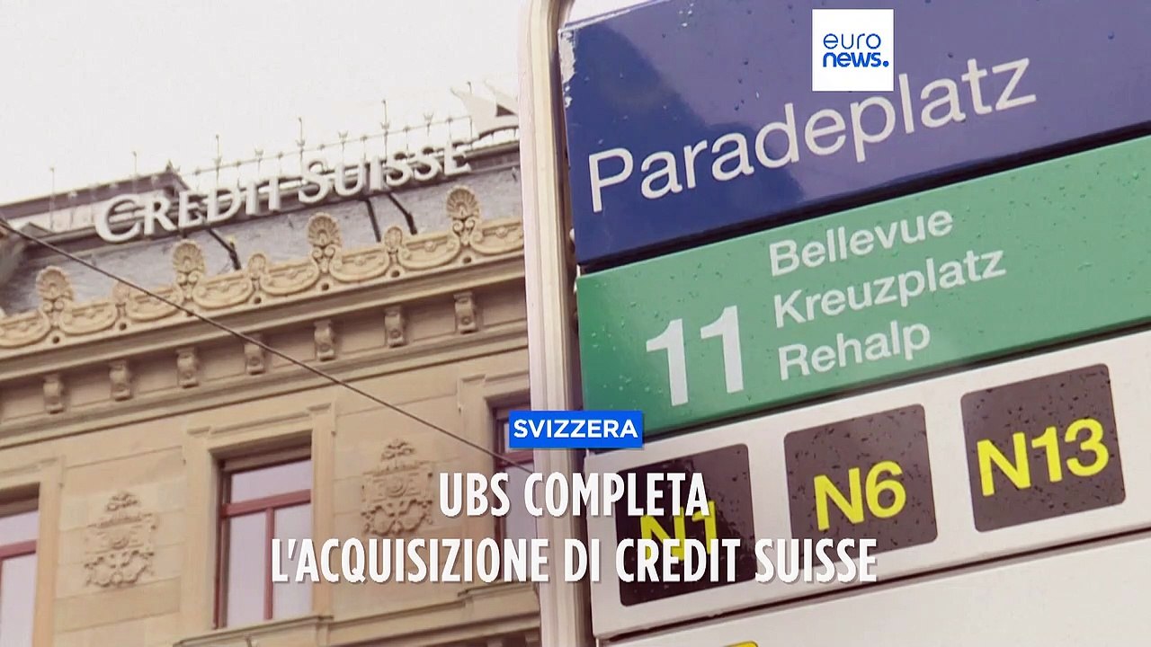 Ubs-Credit Suisse, completata l'acquisizione: s...