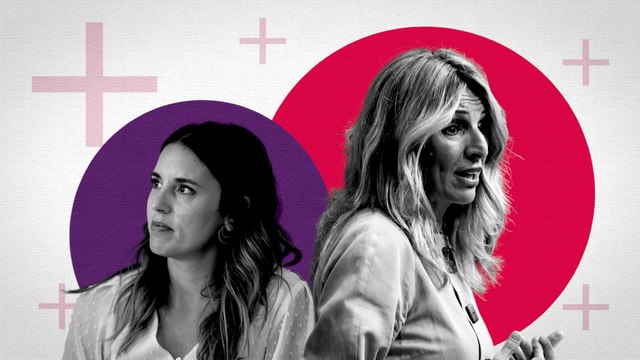 Díaz evita responder a las preguntas sobre la exclusión de Irene Montero