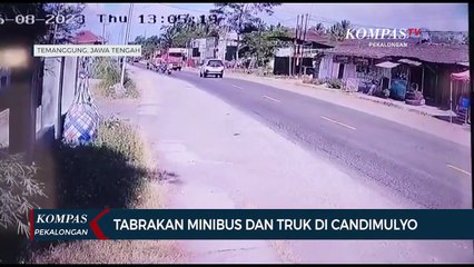 Tabrakan Maut Minibus dan Truk Fuso di Temanggung