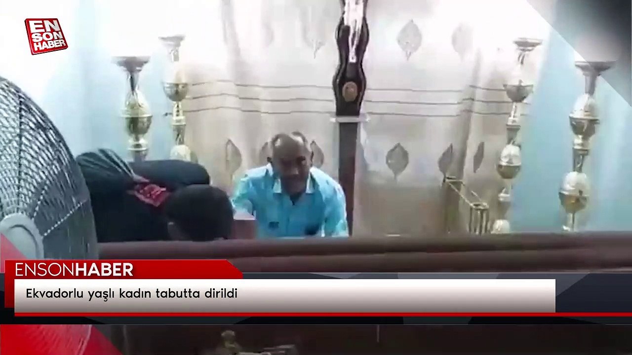 Ekvadorlu yaşlı kadın tabutta dirildi