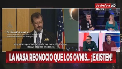 Finalmente la NASA reconoció que los OVNIS... ¡existen!