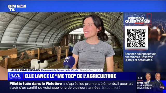 Laura, éleveuse dans la Loire, lance un Me Too de l'agriculture pour dénoncer les violences sexistes