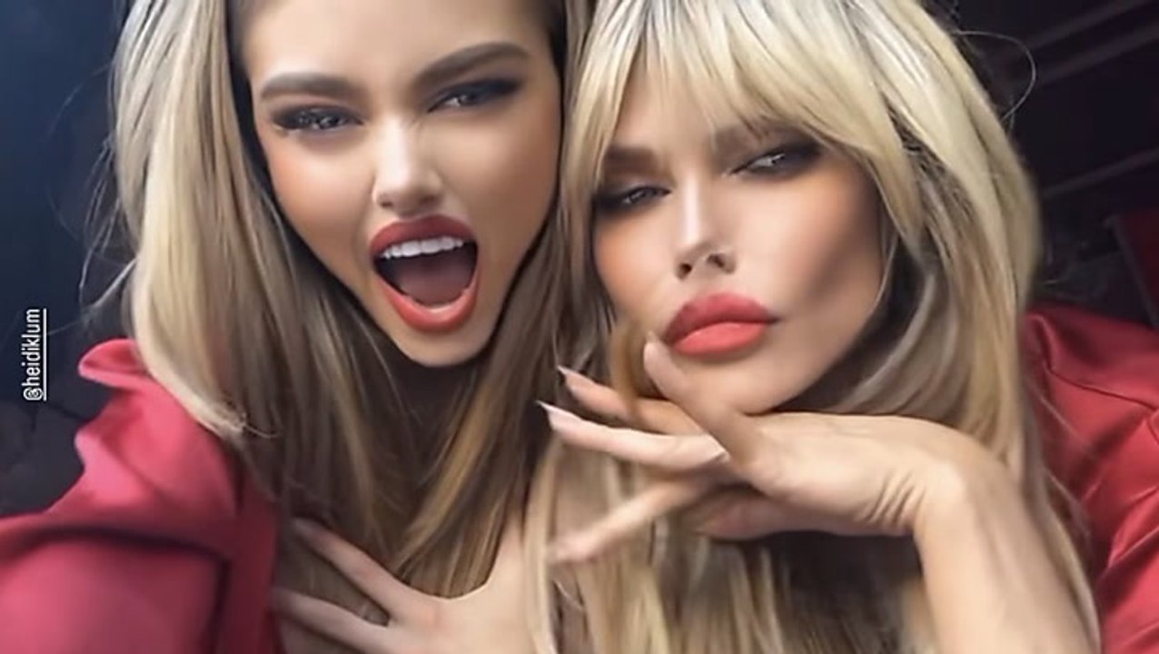 Gesichter völlig verzerrt: Heidi Klum und Leni nicht wiederzuerkennen