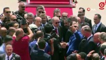 Erdoğan, ilk yurt dışı ziyareti için KKTC'de